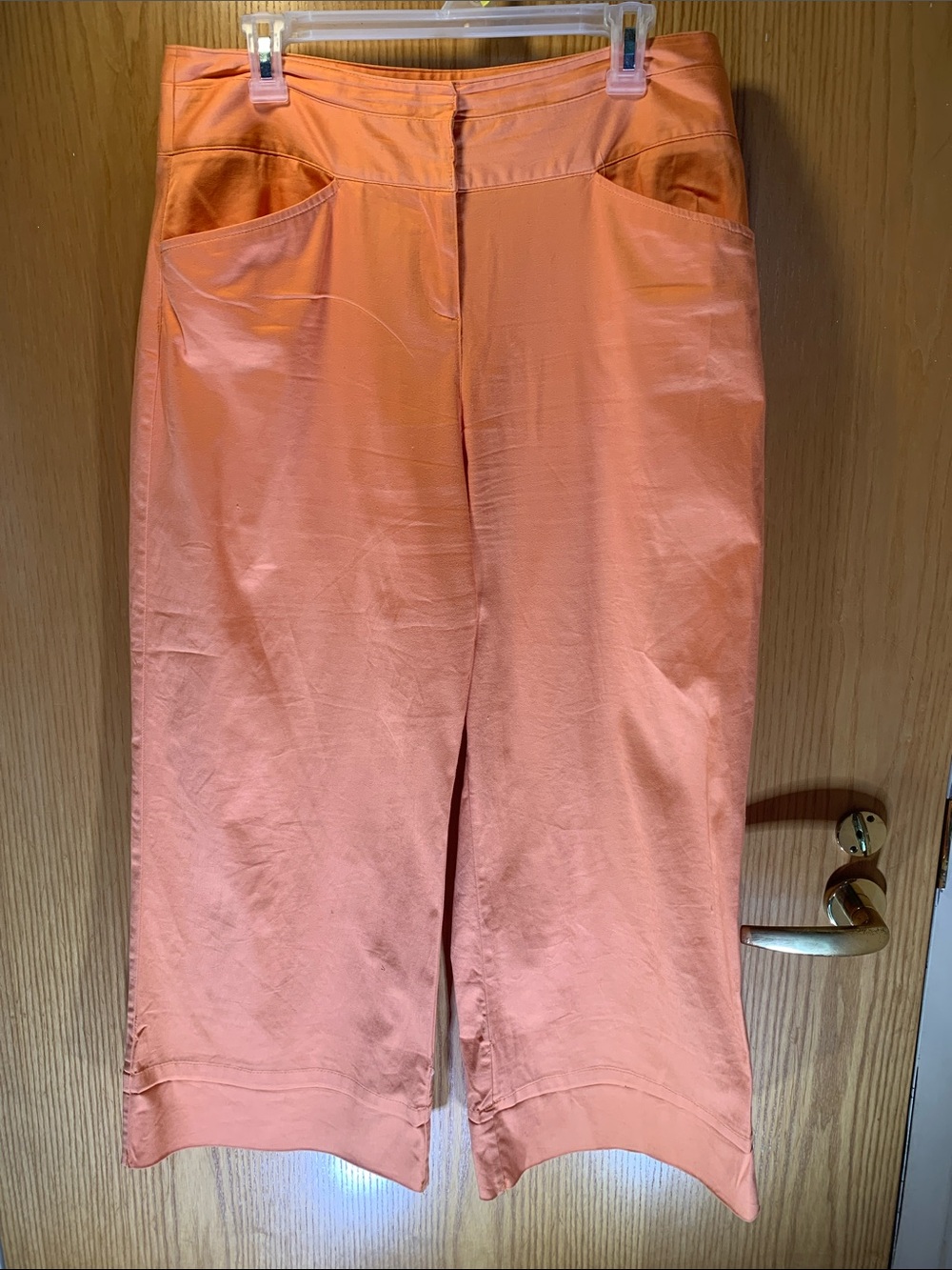 Metrostyle Cotton Pants w/ Slant Pockets- Size 12